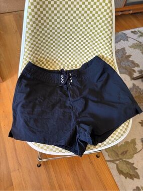 Billabong Black Lace-Up Junior Board Shorts